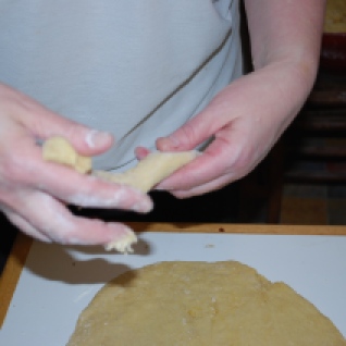 mettre en forme la pâte